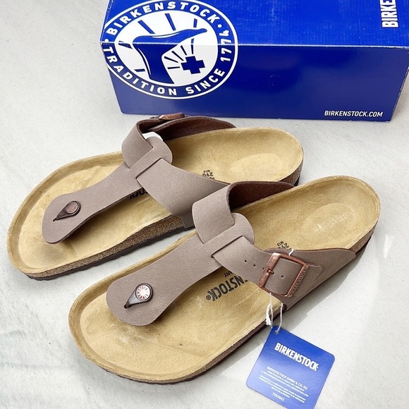 BIRKENSTOCK Medina Thong Sandal Mocha Brown NIB main image 7